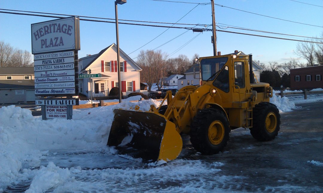 Front End Loader Snow Removal for Paxton, Massachusetts Mike Lynch