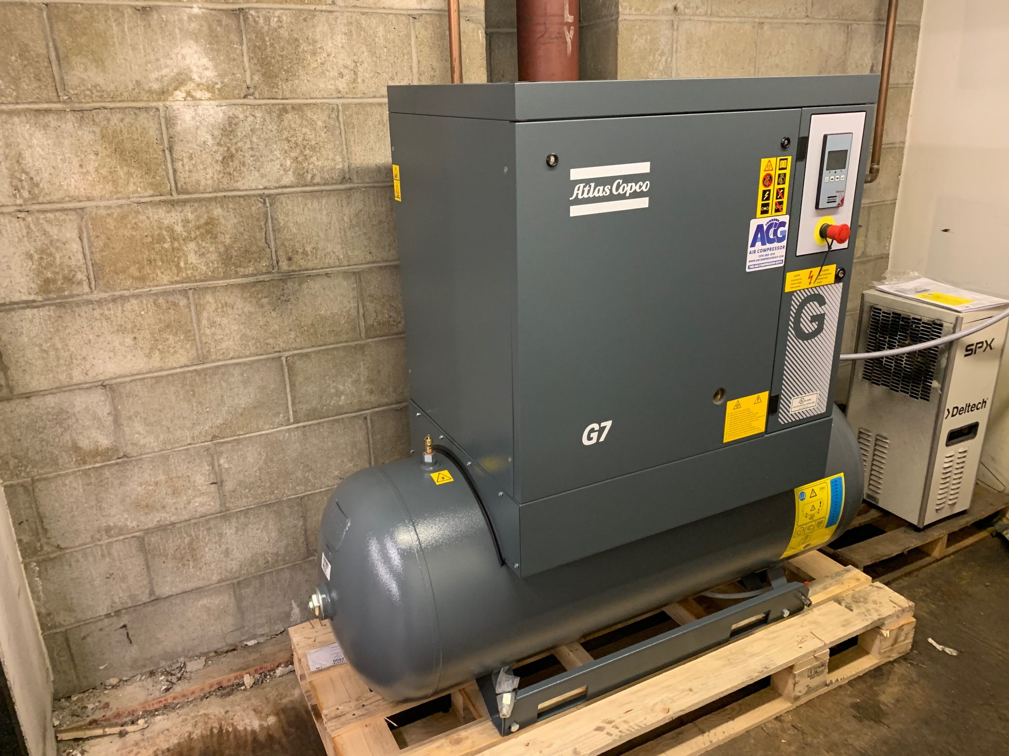 Central Pneumatic Air Compressor for Lowell, Massachusetts Air